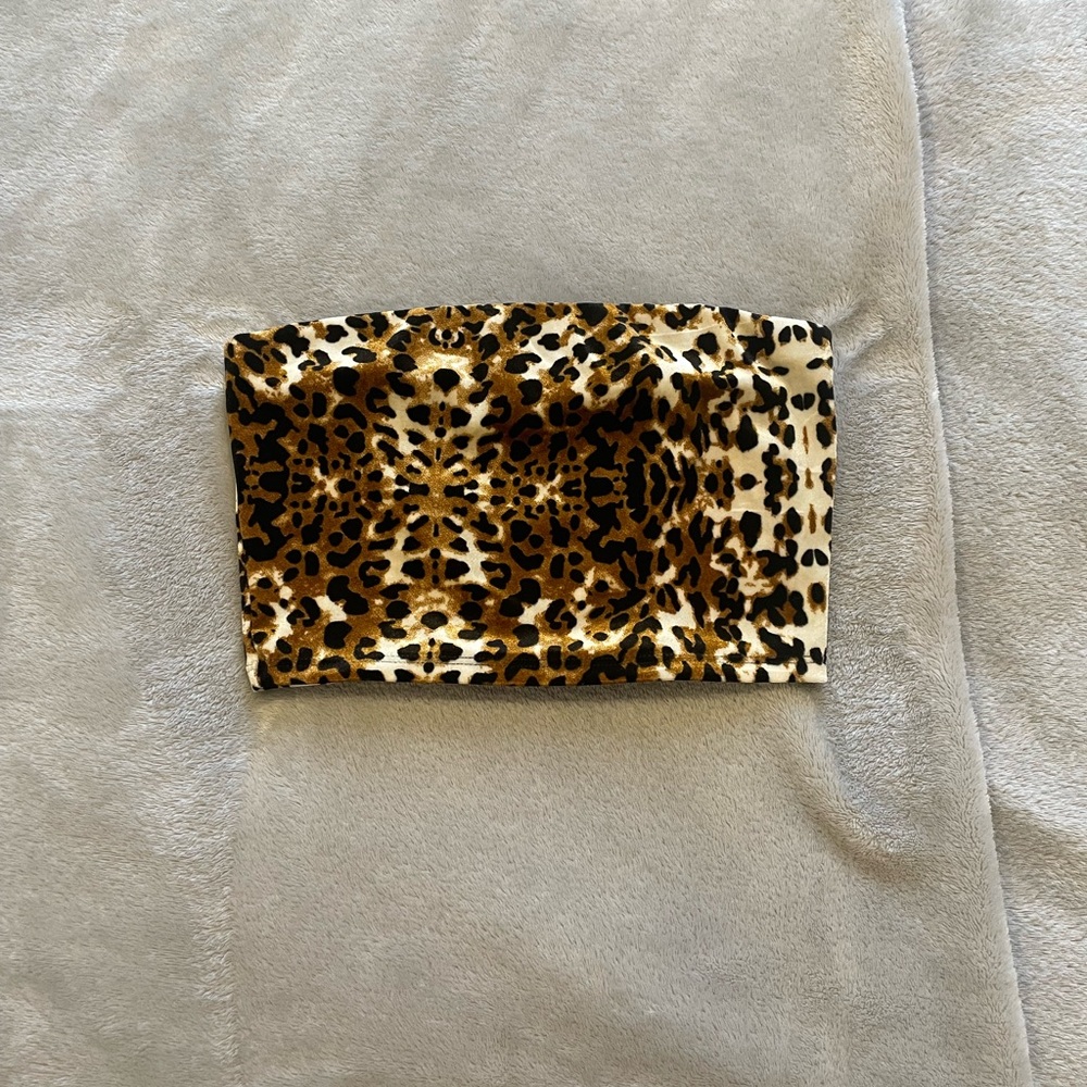 Cheetah Print Crop Top